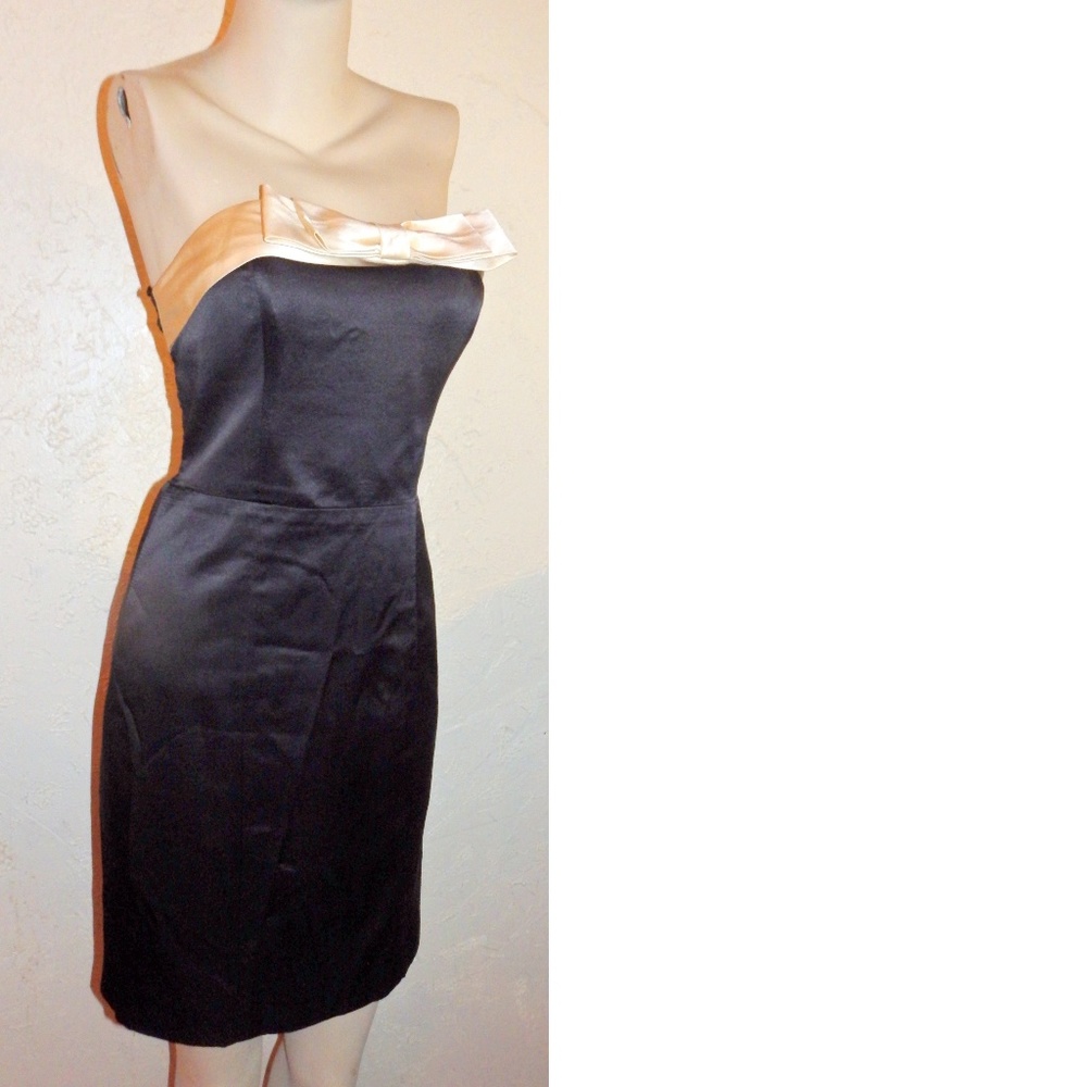 Betsey  Johnson Black Strapless Cocktail Dress - Picture 5 of 5